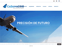 Tablet Screenshot of cadamadrid.com